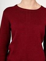 Structured jumper with back zipper