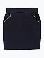 Pencil skirt with zipper details