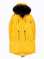 PADDED PARKA WITH FAUX FUR