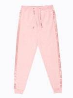 SWEATPANTS WITH SATIN SIDE TAPE