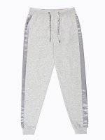 SWEATPANTS WITH SATIN SIDE TAPE