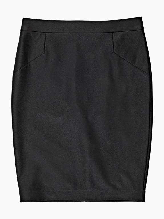 FAUX LEATHER BODYCON SKIRT