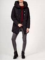 Prolonged quilted jacket