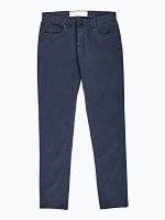 Basic straight slim fit stretch trousers