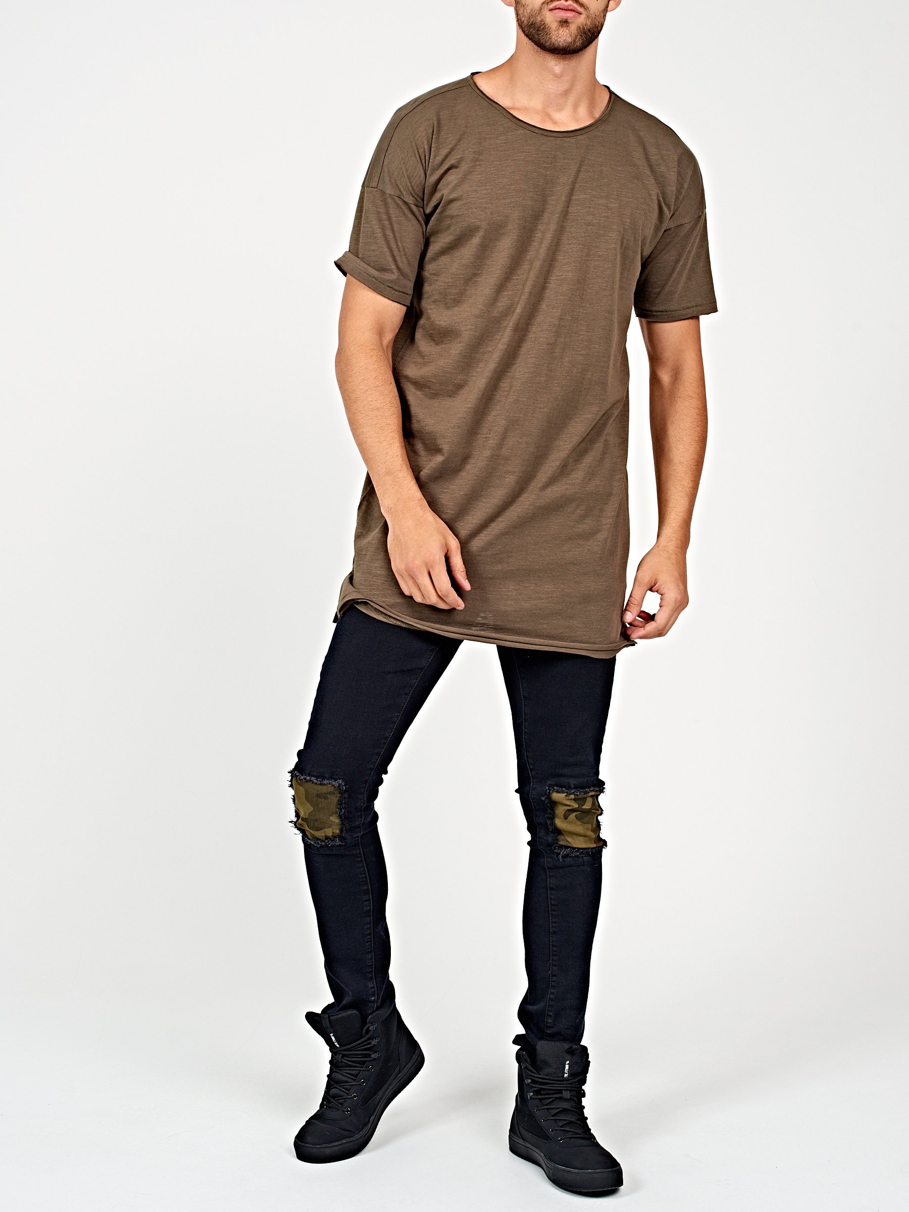 longline tees for mens