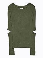 CUT OUT ELBOW JUMPER