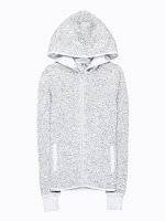Fleece zip -up hoodie