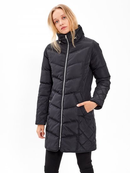 LONGLINE QUILTED PADDED JACKET
