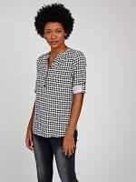 Printed viscose blouse