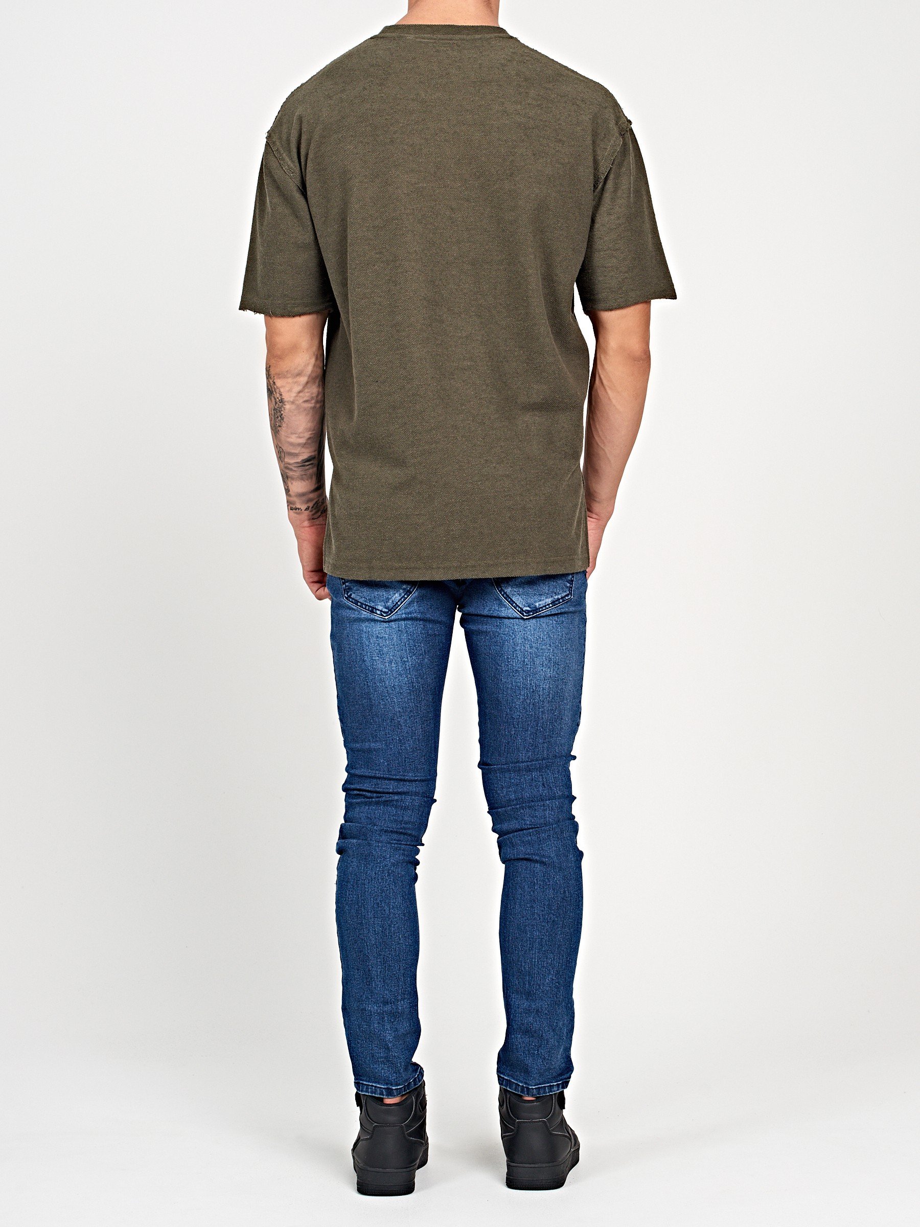 oversized short sleeve sweatshirt