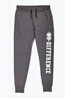 Sweatpants with chenille patch