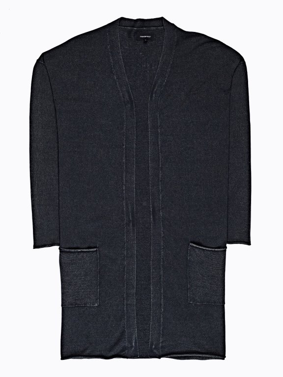PROLONGED STRUCTURED CARDIGAN