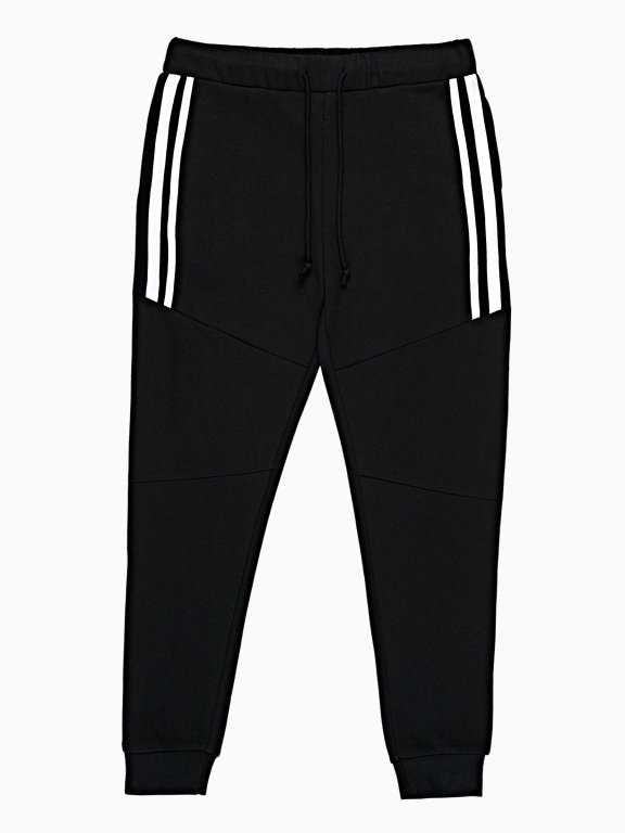 SWEATPANTS WITH SIDE STRIPES