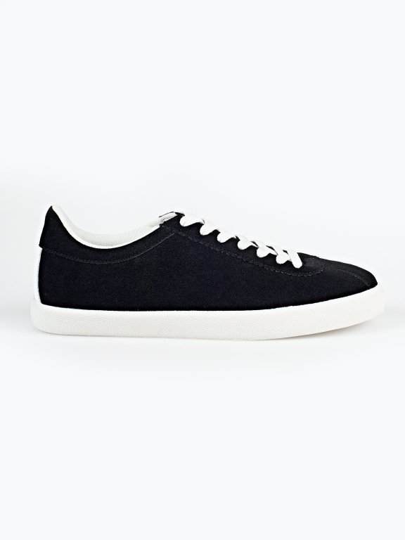 Faux suede sneakers