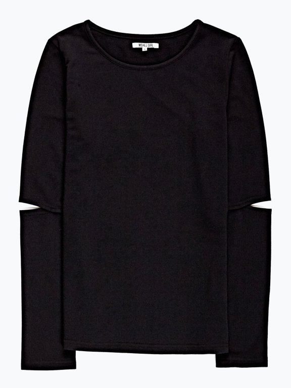 Cut and sew sleeve t-shirt
