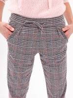 TAPED PLAID TROUSERS