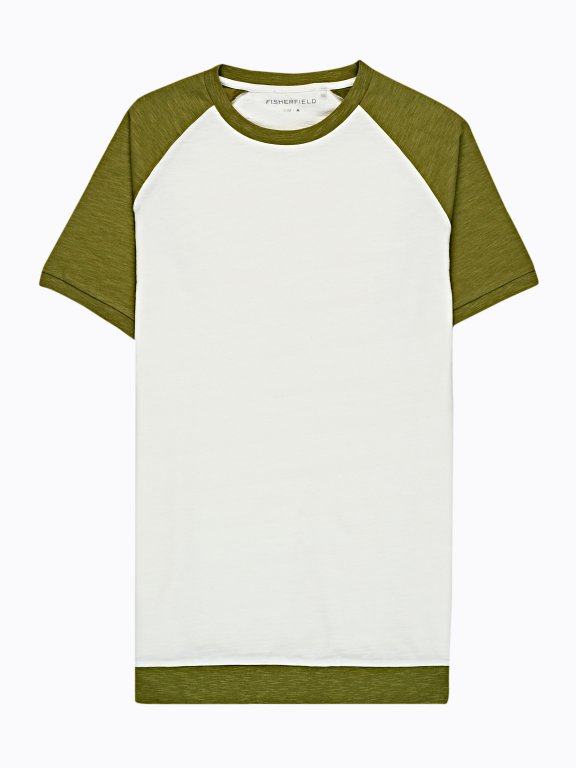 CONTRAST SLEEVES T-SHIRT