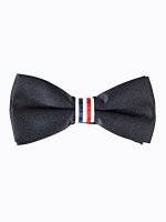 Bow tie with striped tape