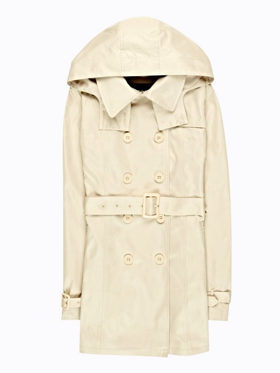TRENCH COAT WITH HOOD