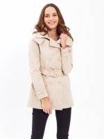 TRENCH COAT WITH HOOD