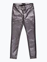Metallic skinny trousers