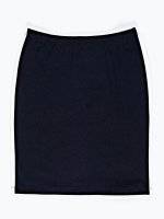 Pencil skirt with side stripe