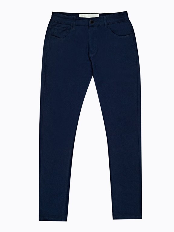 Cropped stretch trousers