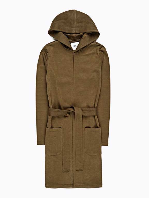 Light coat with hood