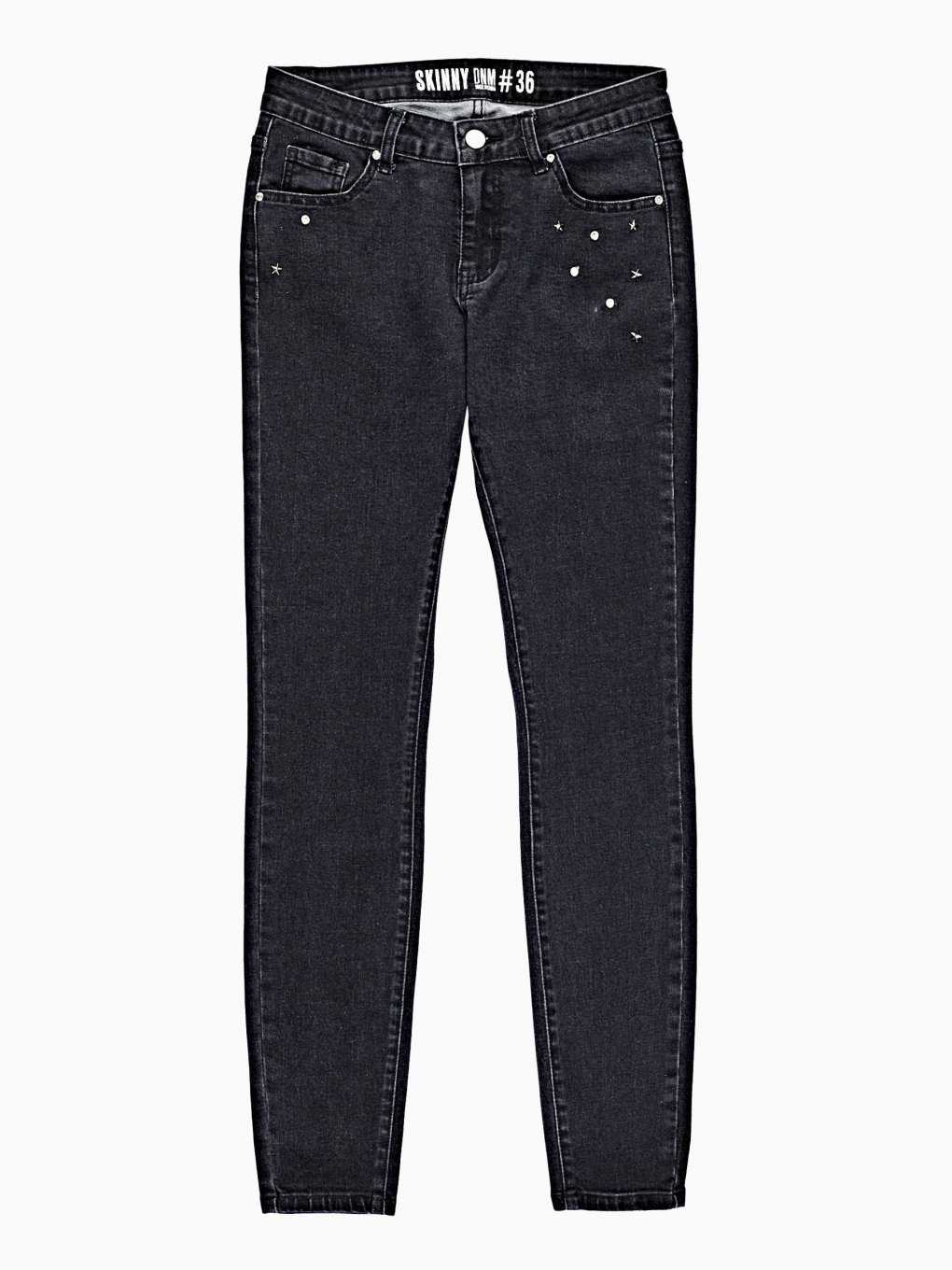 Skinny jeans with studs