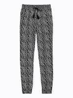 Printed viscose trousers