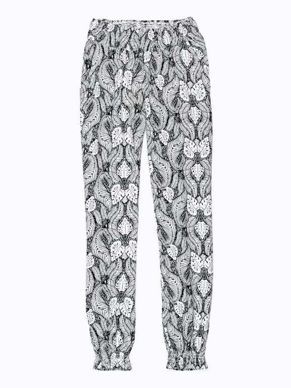 PRINTED JOGGER TROUSERS