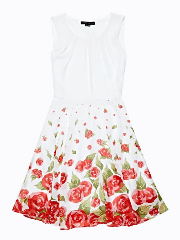 Floral print dress