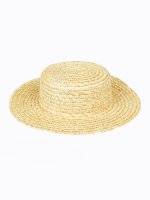Boater straw hat