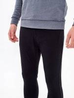 Cropped stretch trousers