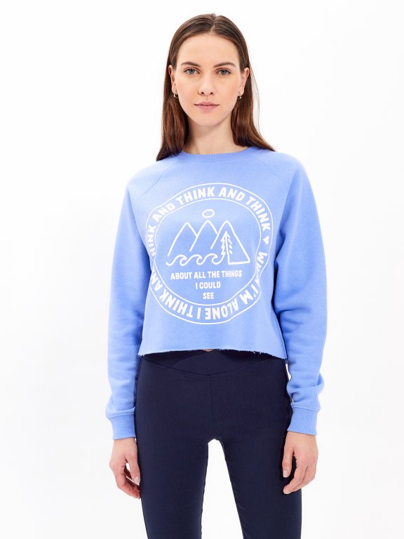 Sweatshirt with print