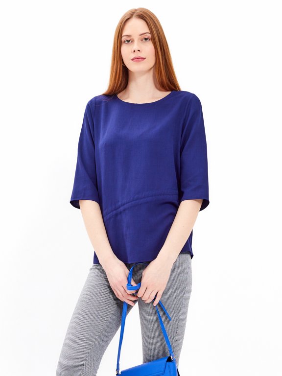 Blouse with 3/4 sleeve