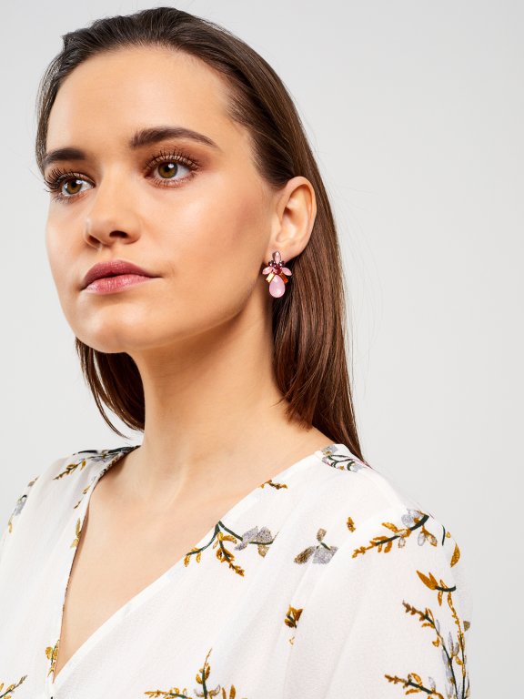 Mini statement earrings
