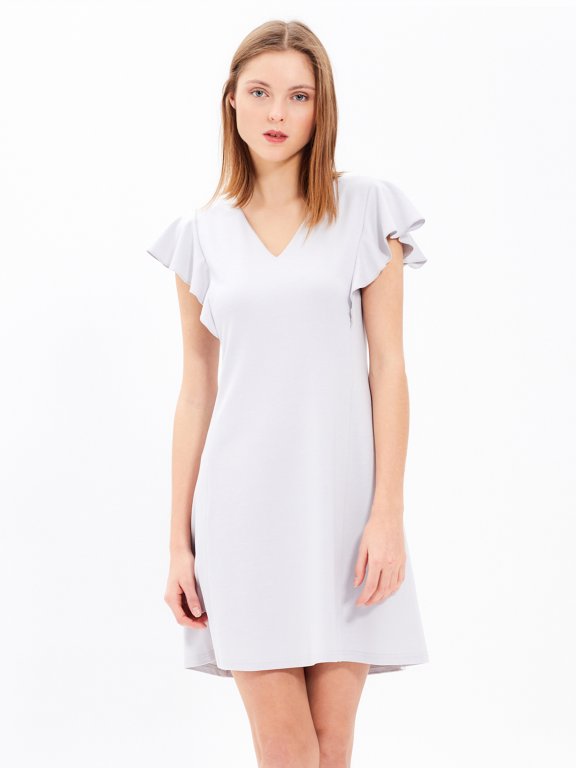COMFY DRESS WITH RUFFLES