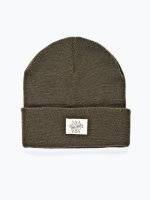 Basic beanie with woven patch