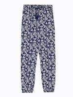 PRINTED VISCOSE TROUSERS