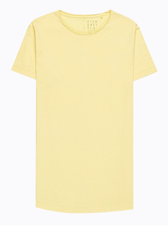 Jednoduché dlouhé žerzejové tričko