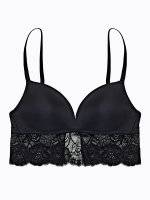 Padded bralette with lace
