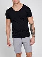 V-NECK T-SHIRT WITH PRINT