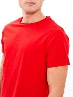 Basic longline slub jersey t-shirt