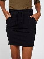 MINI SKIRT WITH SIDE ZIPPERS
