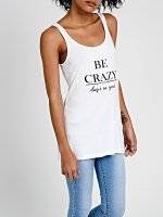TANK WITH MESSAGE PRINT