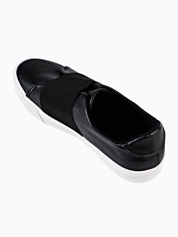 SLIP-ONS WITH RUBBER TAPE