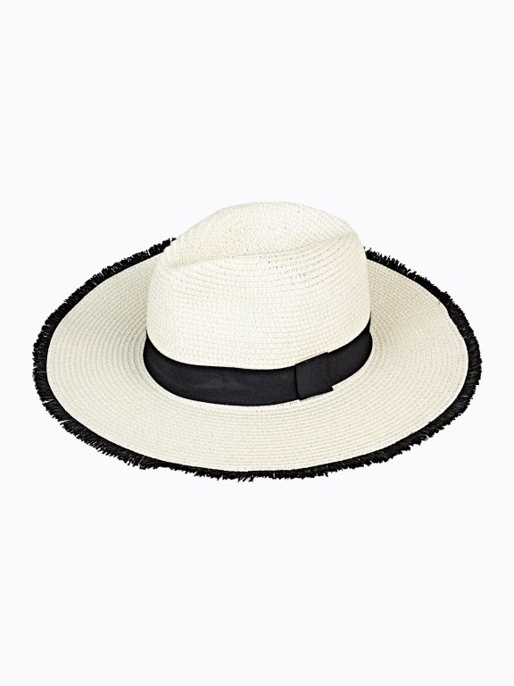 FEDORA HAT WITH TAPE