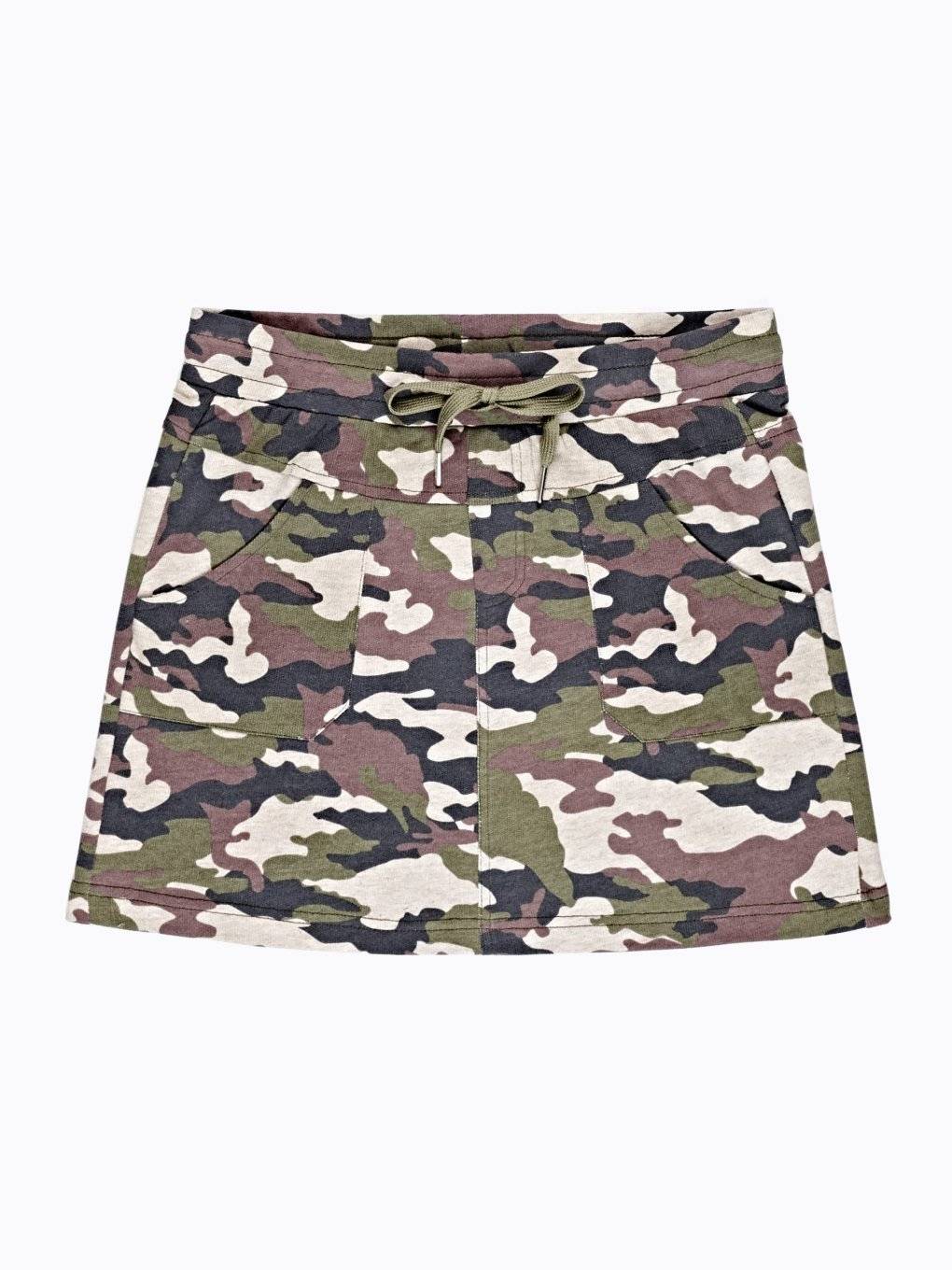 army print skirt