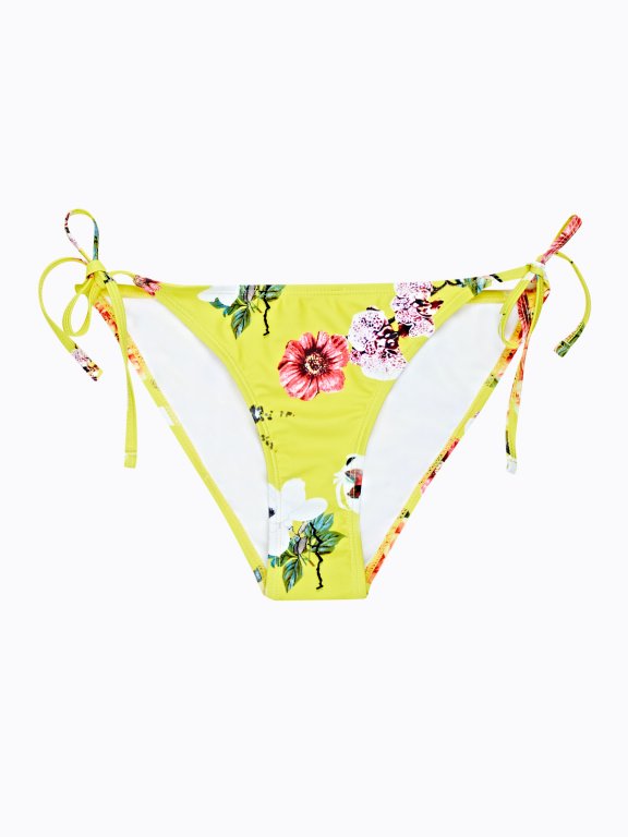 Flower print bikini bottom